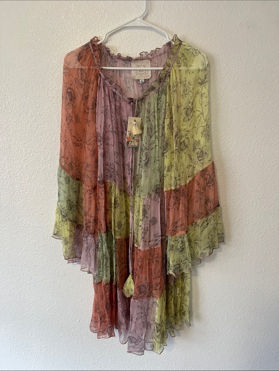 Johnny Was Dresses & Skirts - Johnny Was Petunia Silk Mini Dress Pastel Size XL